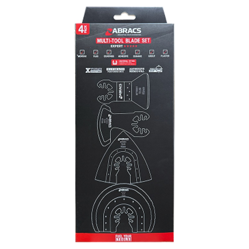 Abracs Multi Tool Wood & Metal Blade Set