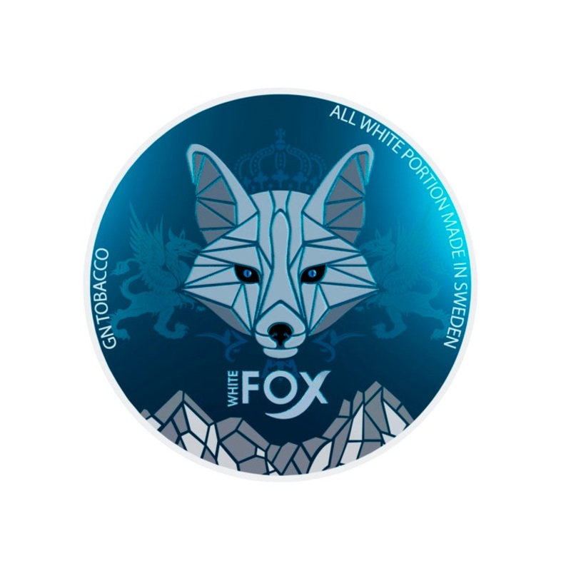 White Fox Nicotine Pouches|Spearmint 15g|Double Mint 15g