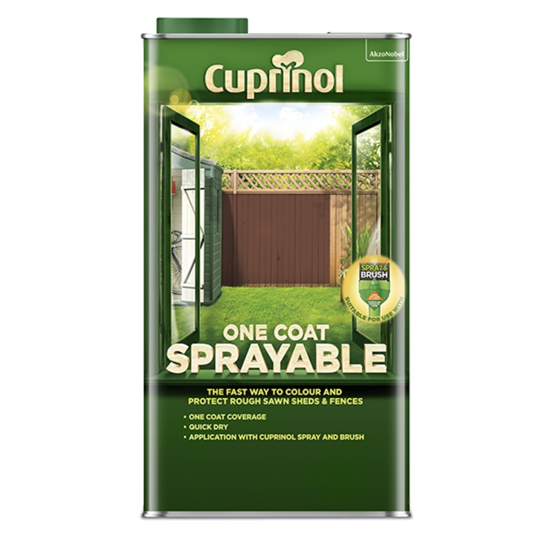 Cuprinol One Coat Sprayable Fence Treatment 5L