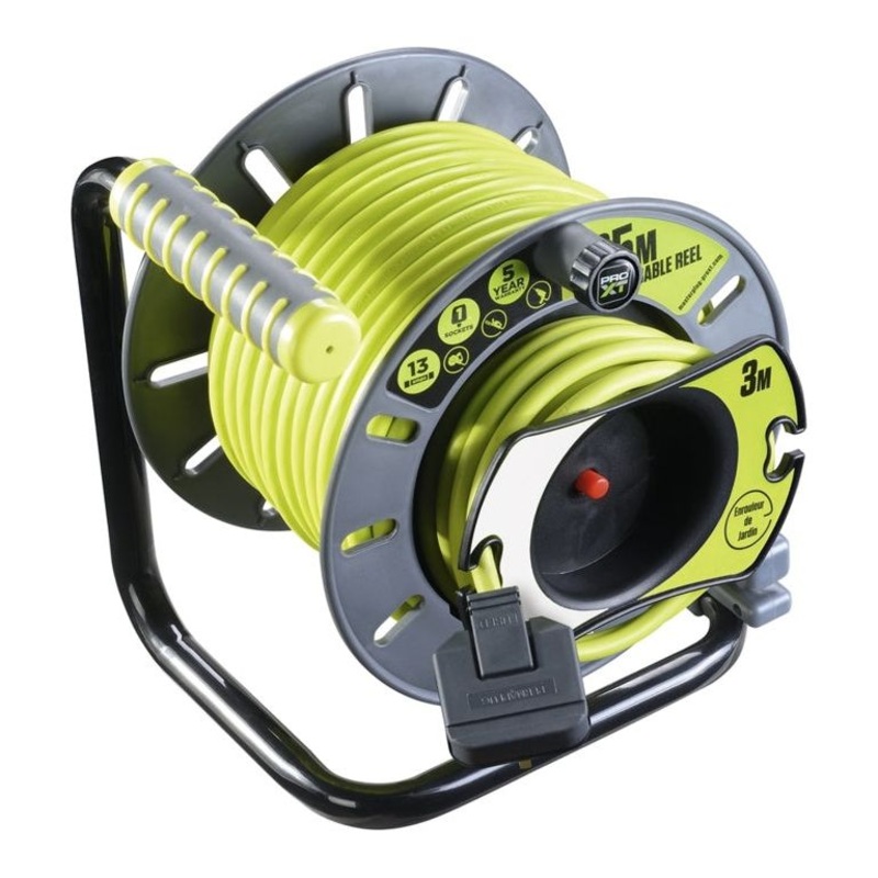 Pro Xt Outdoor Cable Reel 1 Gang 25m
