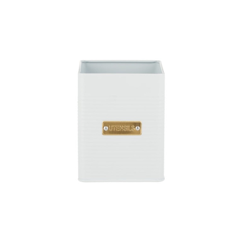 Typhoon Otto Square Utensil Storage  White