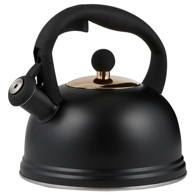 Typhoon Otto Whistling Kettle  Black