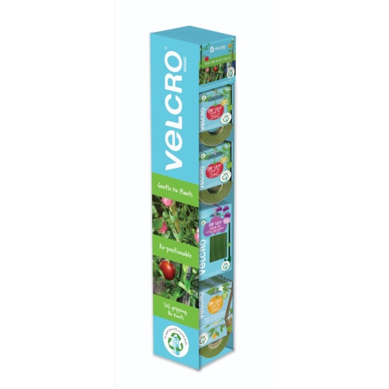 VELCRO ONE-WRAP Garden Ties|Display Unit|20 x 1.2cm Plants