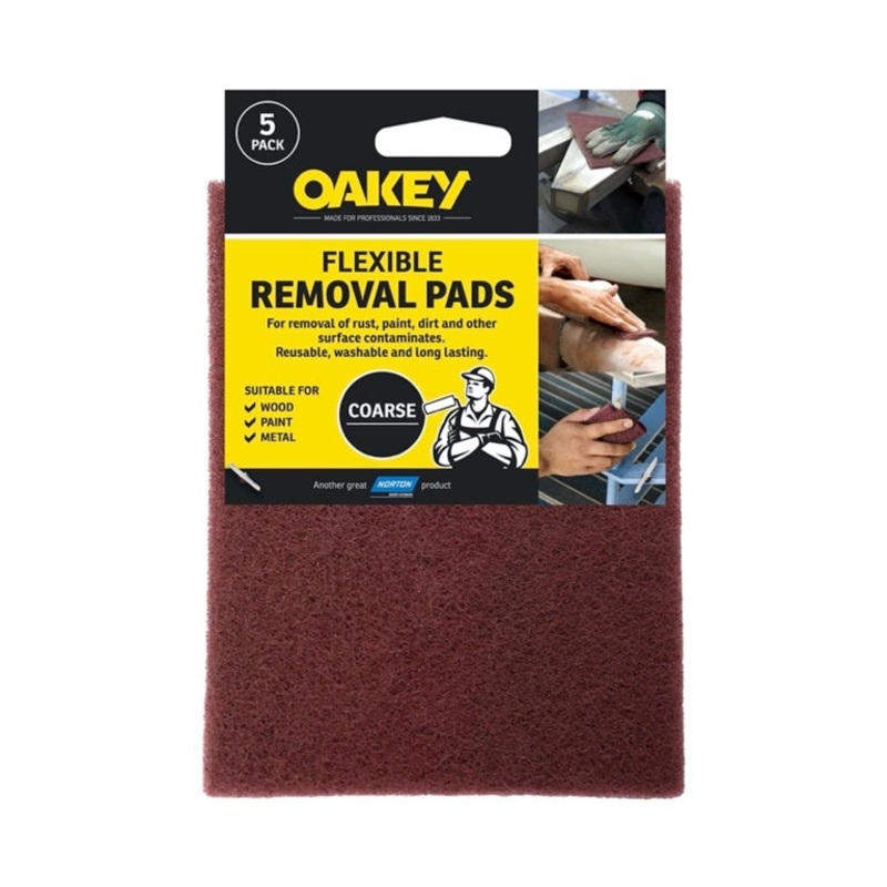 Oakey Paint & Varnish Removal Pad Pack 5