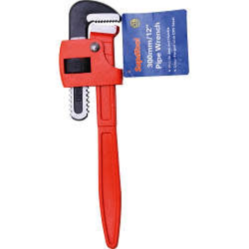 SupaTool Pipe Wrench|12/300mm|14/350mm|18/450mm