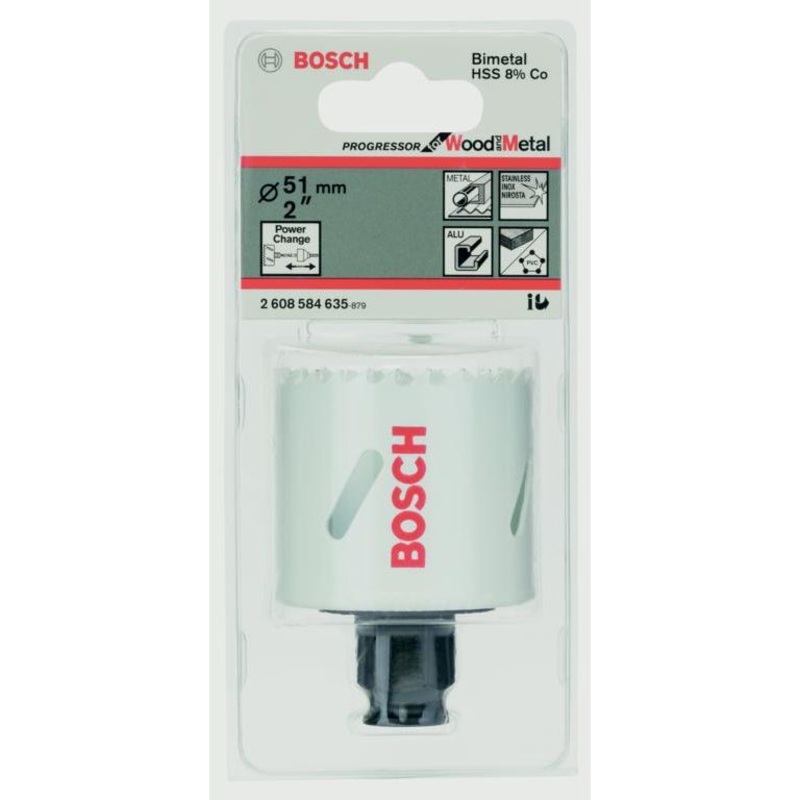 Bosch Progressor Holesaw|51mm x 40mm|102mm x 40mm