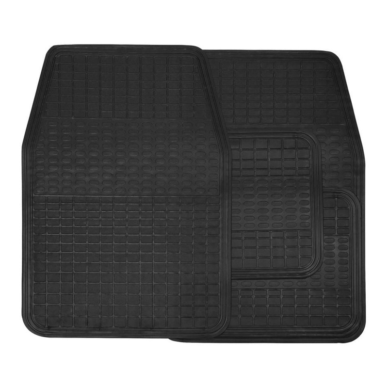 Streetwize Promotional Rubber Mat Set Black 4 Piece