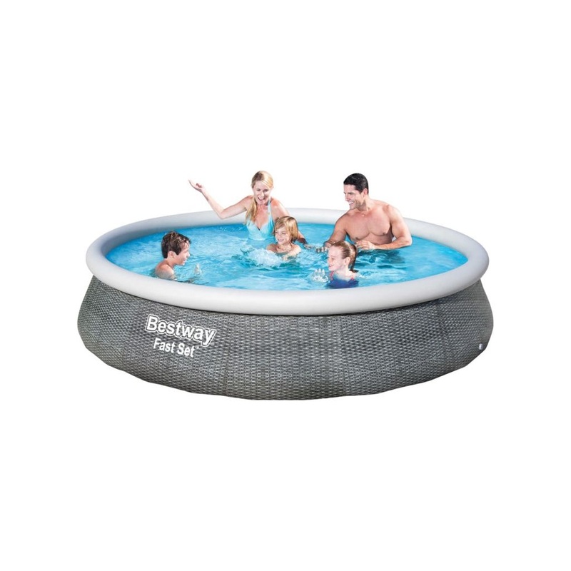 Bestway Rattan Fast Set Pool|13 x 33