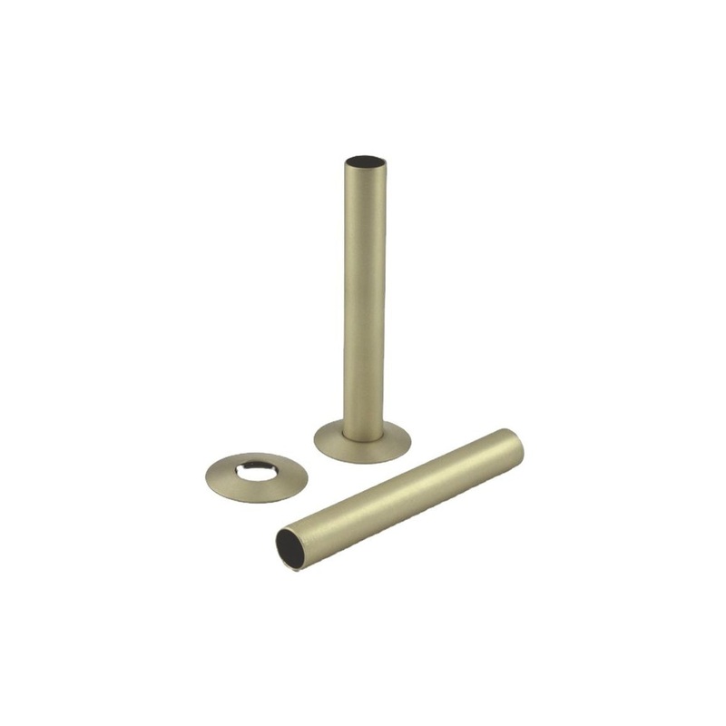 18mm Radiator Pipe Sleeves – Brushed Brass