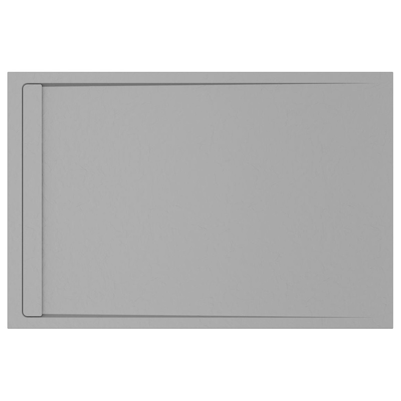 30mm Linear Slate  Rectangular Tray & Waste – Grey