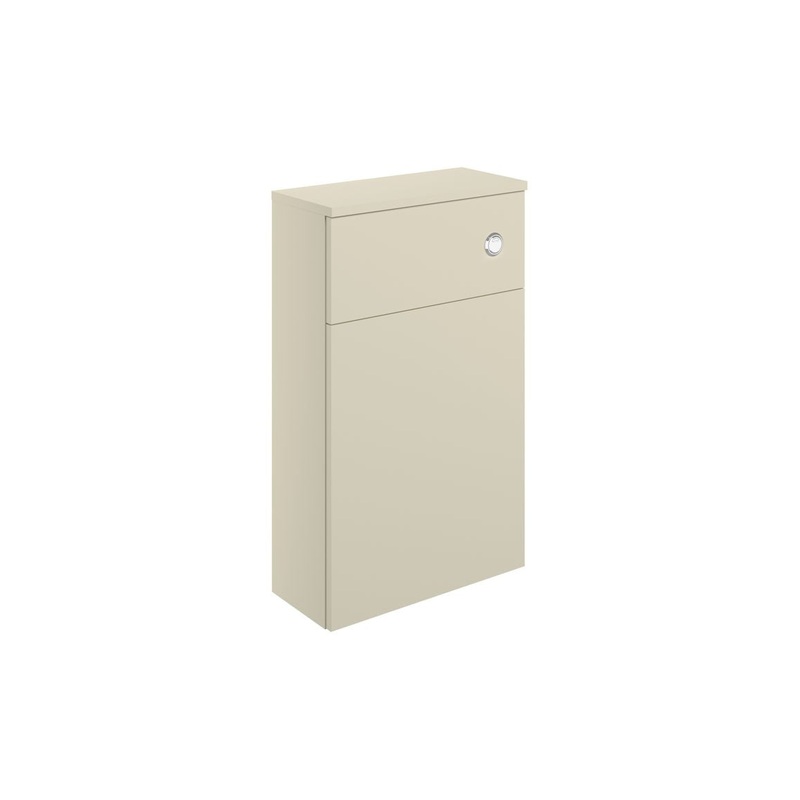 Canoe 500mm WC Unit – Matt Cotton & Oak Effect