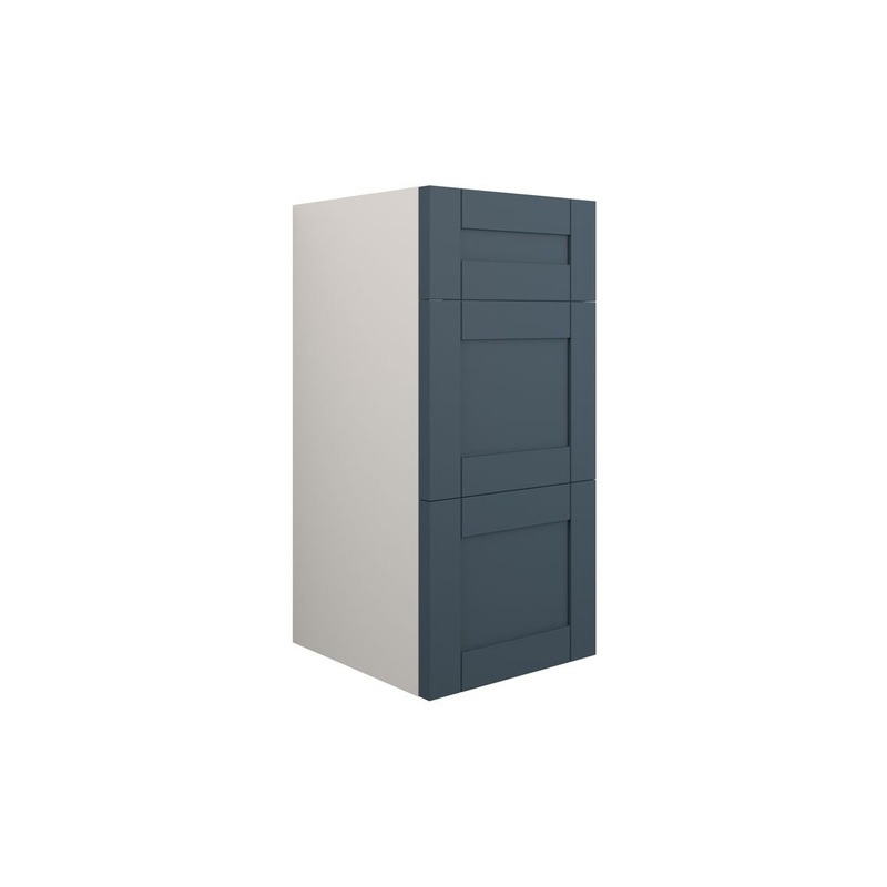 Clarence 300mm Standard 3 Drawer Unit – Matt Arley Blue