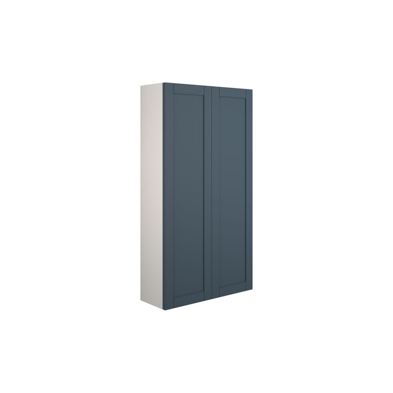 Clarence 600mm Slim 2 Door Storage Unit – Matt Arley Blue