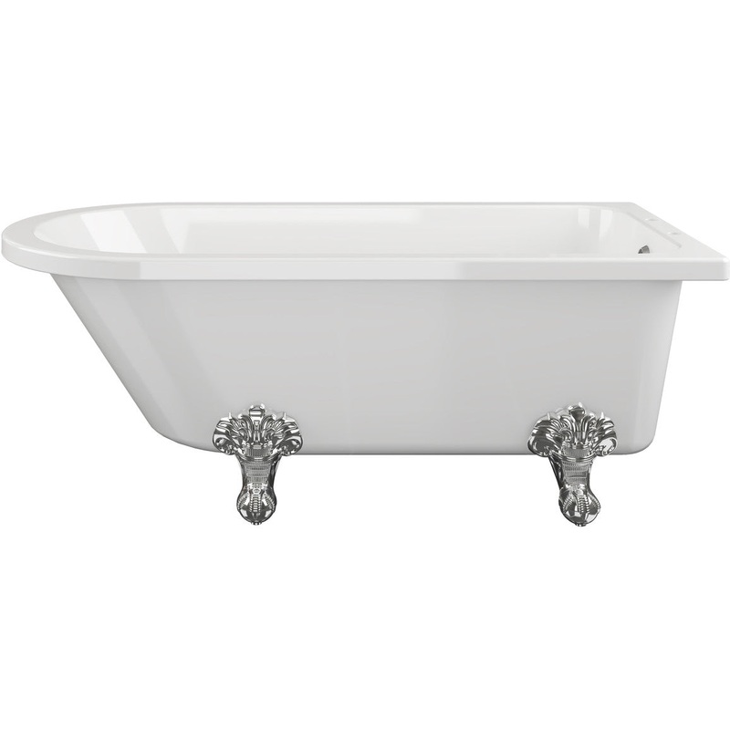 Usong Freestanding 2TH Corner Bath w/Feet