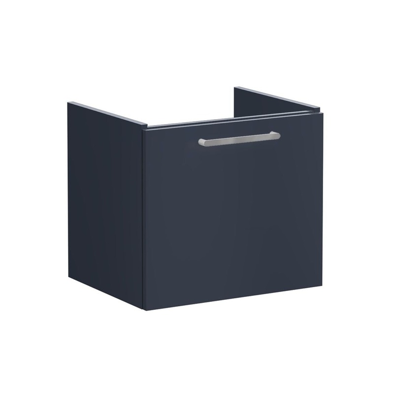 VitrA Root Flat 60cm 1 Drawer Washbasin Unit – Matt Dark Blue
