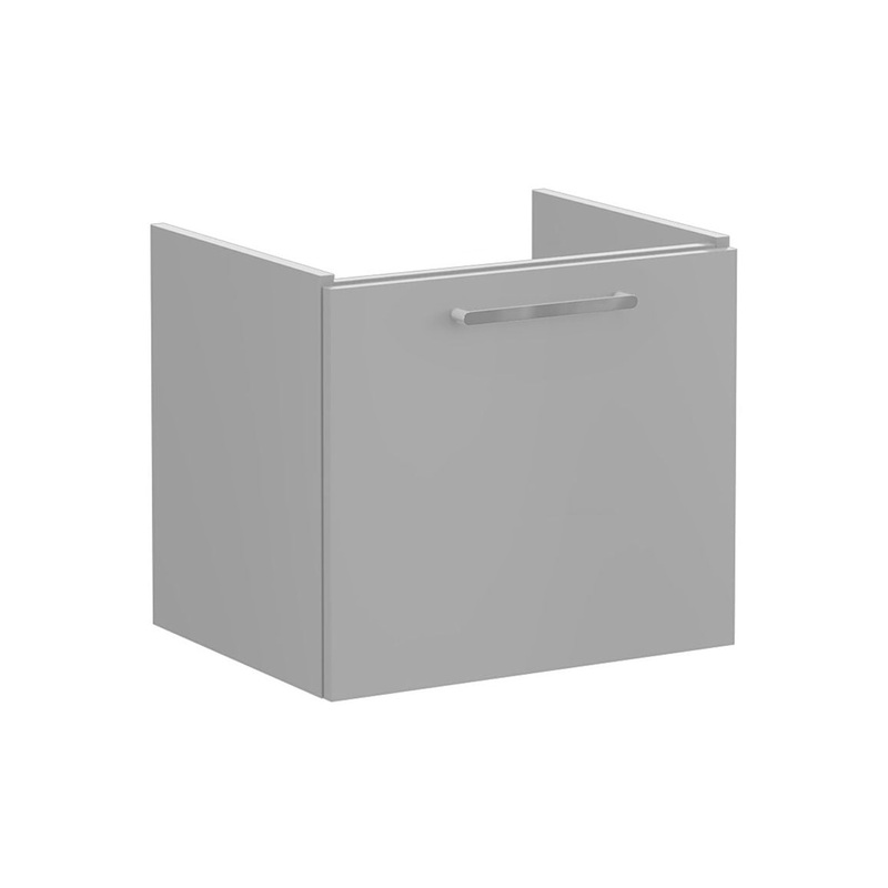 VitrA Root Flat 60cm 1 Drawer Washbasin Unit – Matt Rock Grey