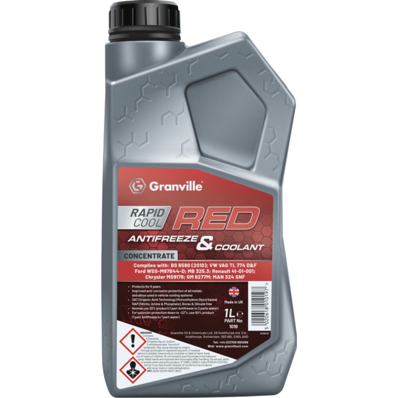 Granville Red Anti-Freeze|1L|5L