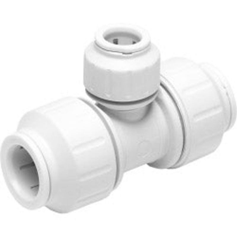 JG Speedfit Reducing Tee Connector – White
