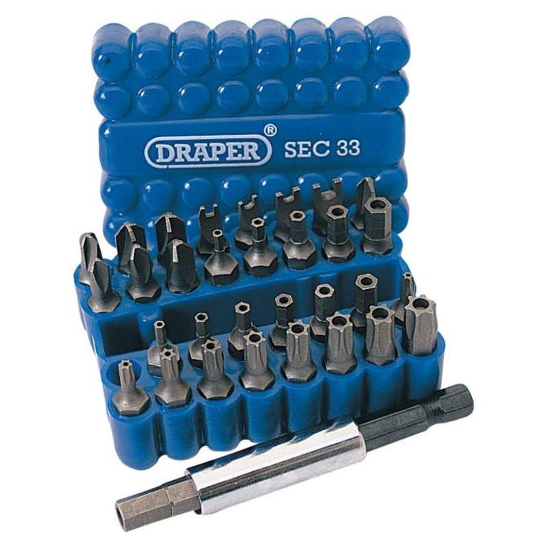 Draper Security Bit Set|33 Piece