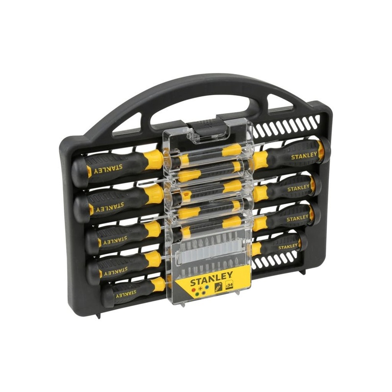 Stanley Screwdriver & Bit Set 34 Piece