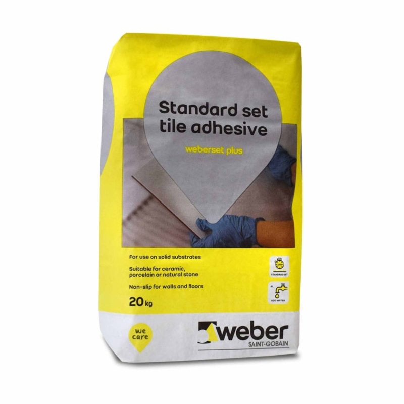 Weber Set Plus Tile Adhesive White – 20kg