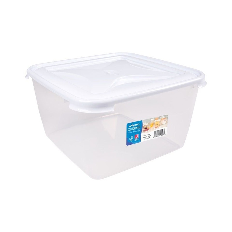 Wham Square Food Storer 15L