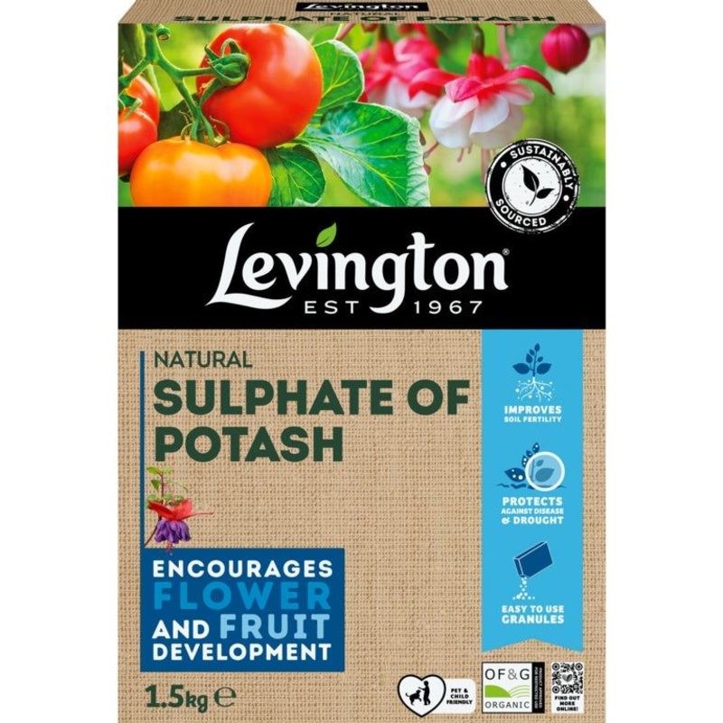 Levington Sulphate Of Potash|1.5kg|5kg