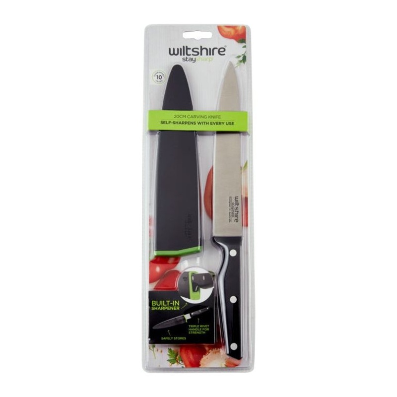 Wiltshire Staysharp Triple Rivet Carving Knife  20cm