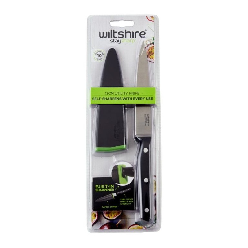 Wiltshire Staysharp Triple Rivet Utility Knife  13cm