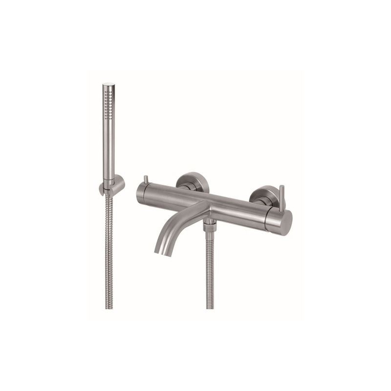 Vema Tiber Wall Mounted Bath/Shower Mixer – St/Steel