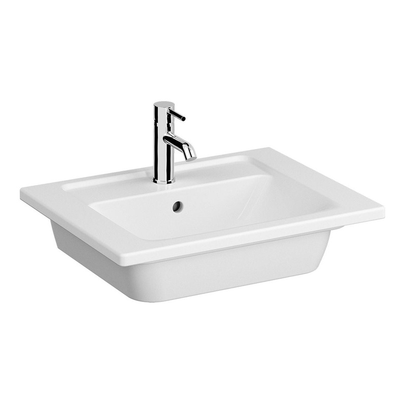 VitrA Integra 605x470mm 1TH Vanity Basin w/Overflow – White