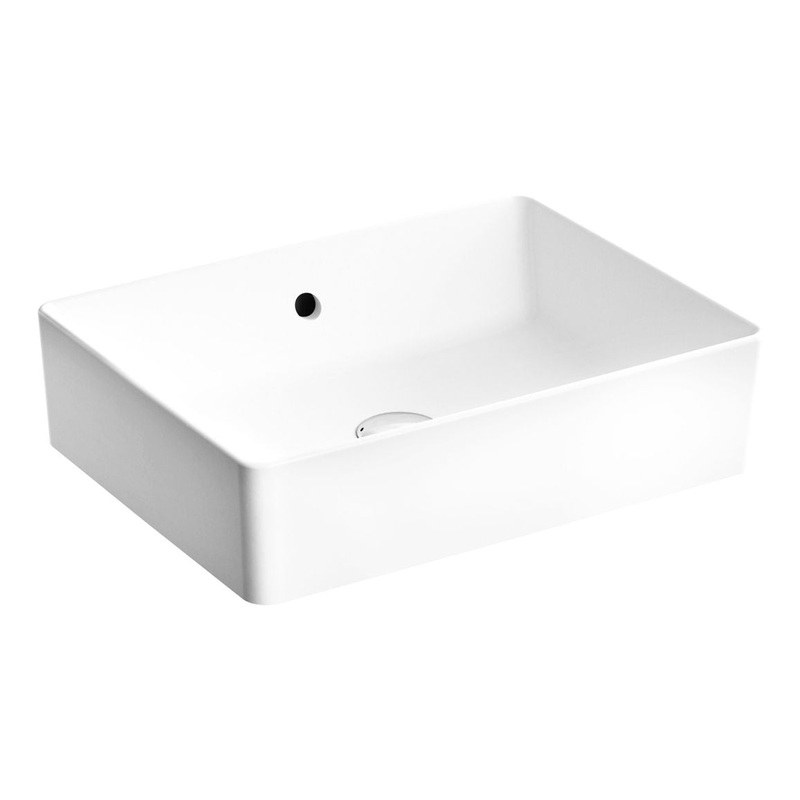 VitrA Nuo 500x380mm 0TH Basin w/Overflow – White