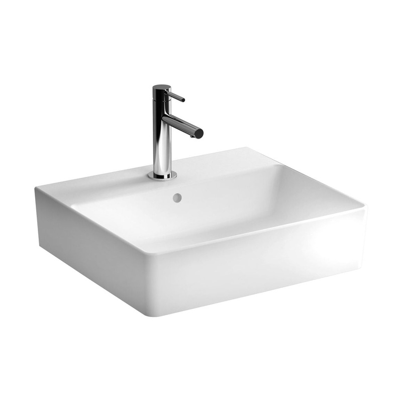 VitrA Nuo 500x440mm 1TH Countertop Basin w/Overflow – White