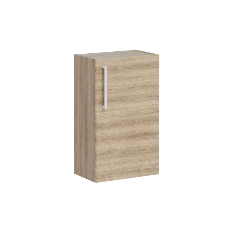VitrA Root Flat 40cm 1 Door Slim Lower/Base Unit (RH Hinge) – Natural Oak