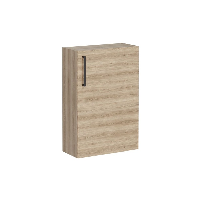VitrA Root Flat 55cm 1 Door Slim Lower/Base Unit (RH Hinge) – Natural Oak