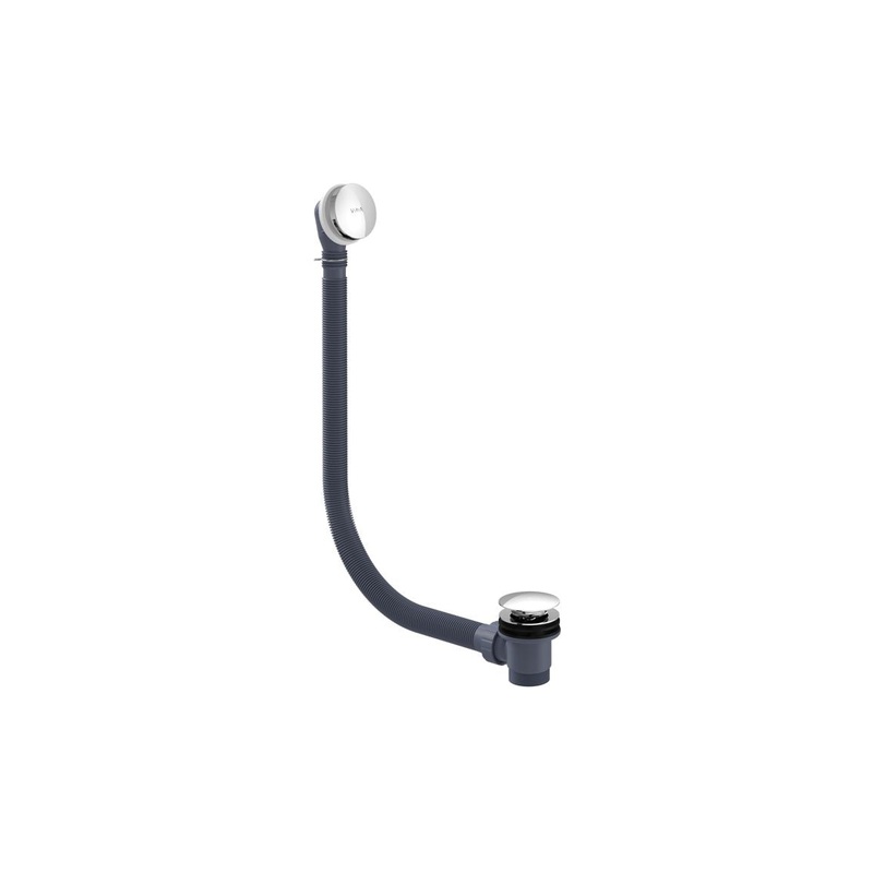 VitrA Round Bath Waste|Chrome|Matt Black|White