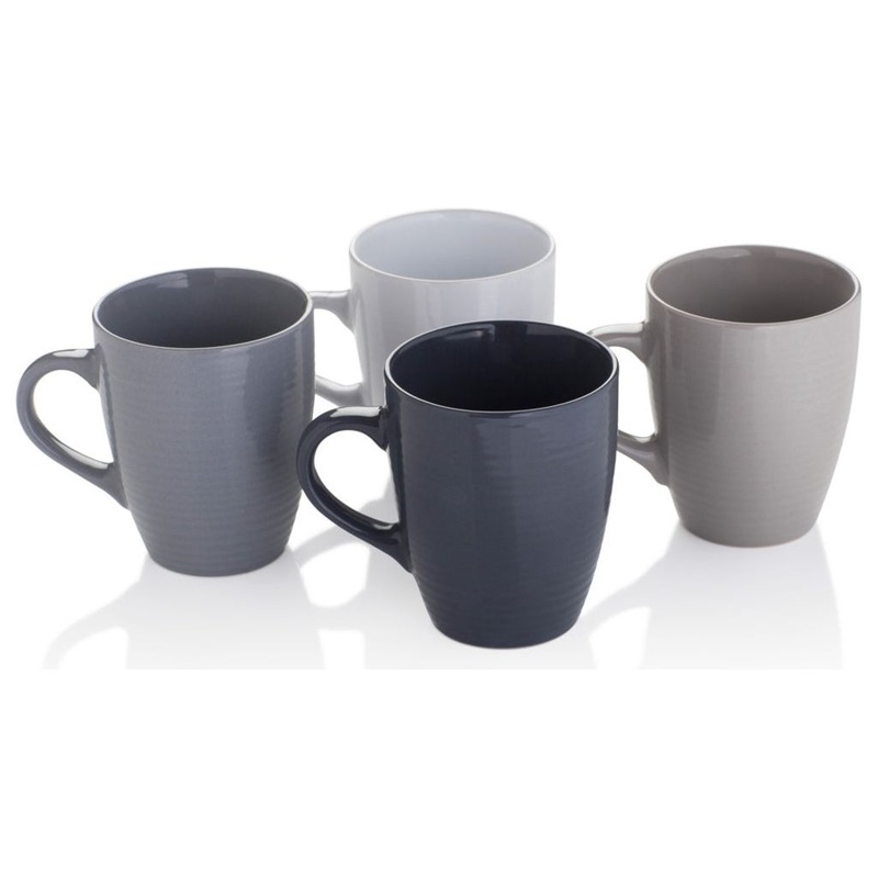 Sabichi Texture Value Mug Set 4 Piece