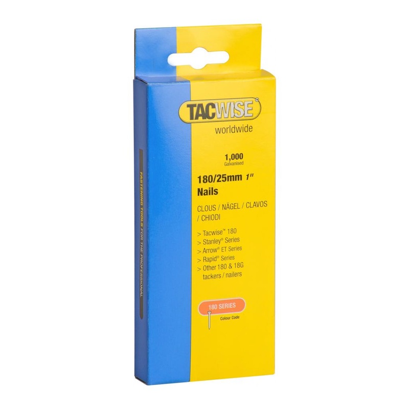 Tacwise Tacker Nails (180)|25mm|35mm|40mm
