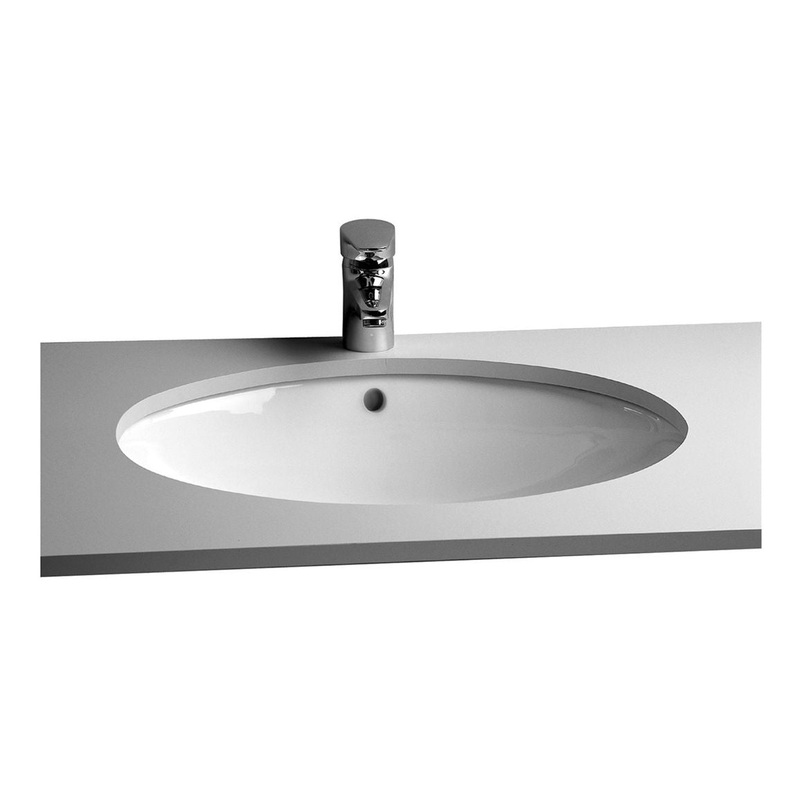 VitrA S20 580x450mm 0TH Undercounter Basin – White