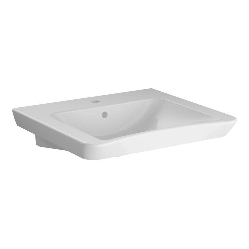 VitrA S20 600x545mm 1TH Basin w/Overflow – White