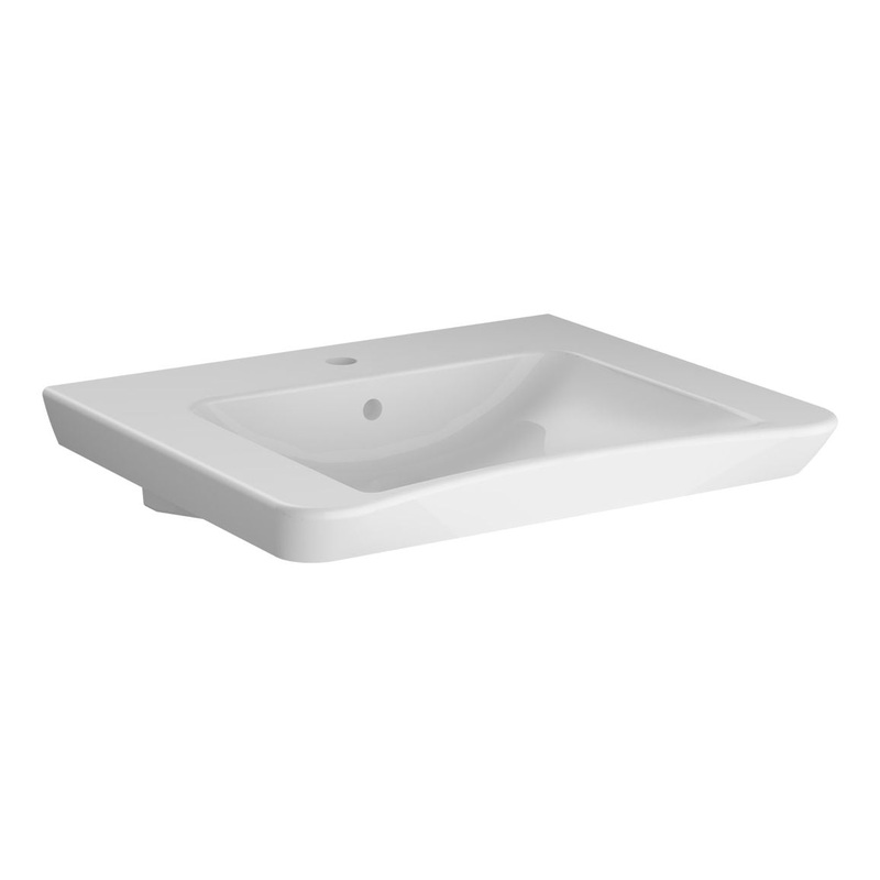 VitrA S20 650x560mm 1TH Basin w/Overflow – White