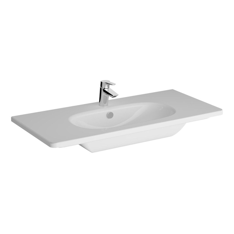 VitrA Zentrum 1005x470mm 1TH Vanity Basin w/Overflow – White