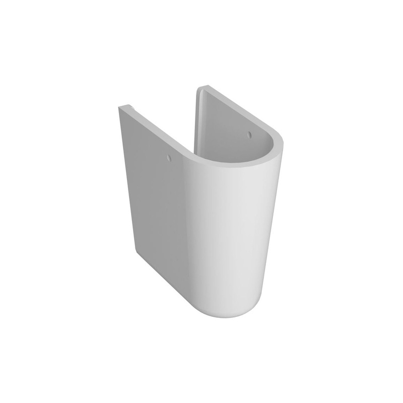 VitrA Zentrum 180x285mm Semi Pedestal Only – White