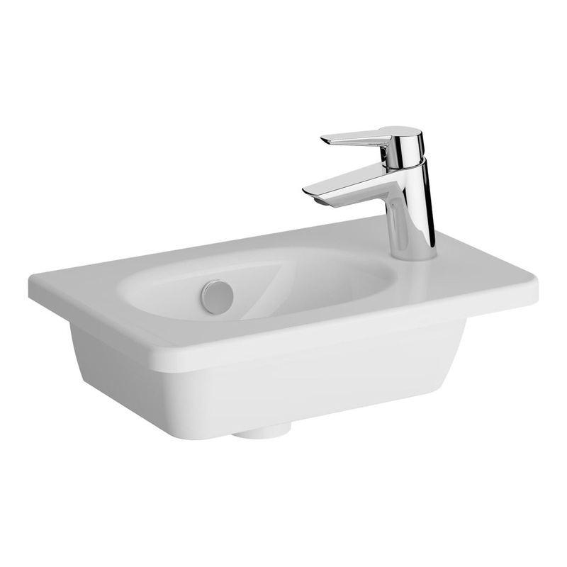 VitrA Zentrum 450x290mm 1TH Vanity Basin w/Overflow – White
