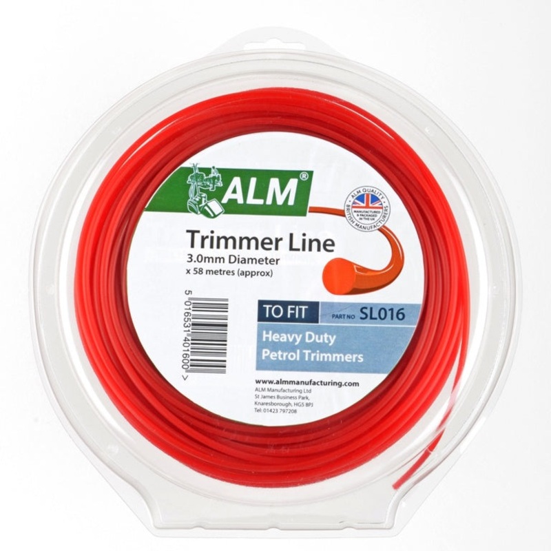 ALM Trimmer Line –  Red|3mm x 55m approx