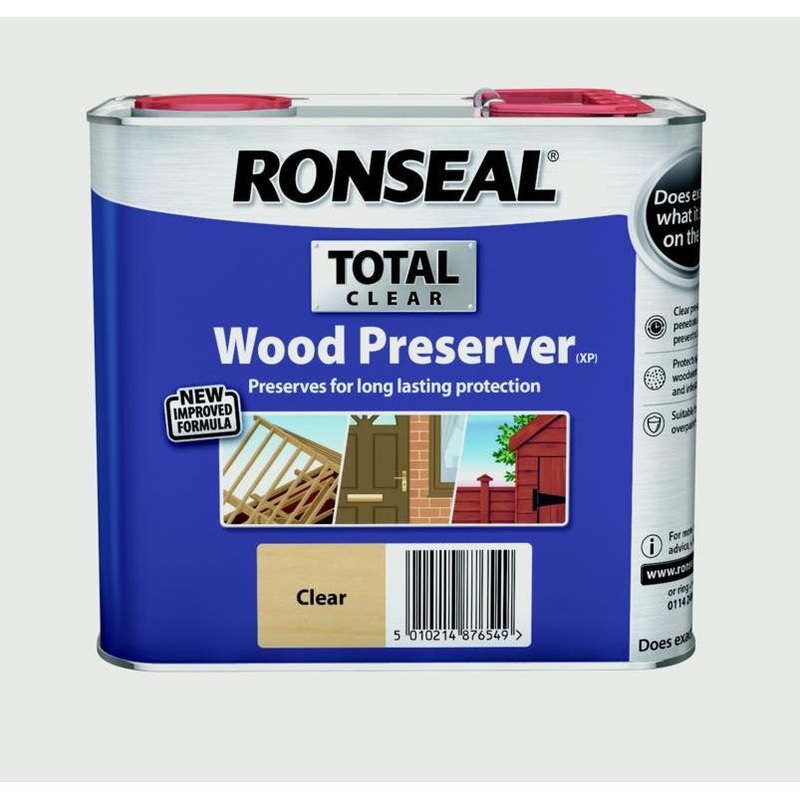 Ronseal Total Wood Preserver 2.5L Clear