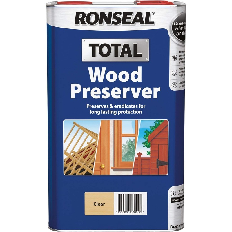 Ronseal Total Wood Preserver 5L Clear