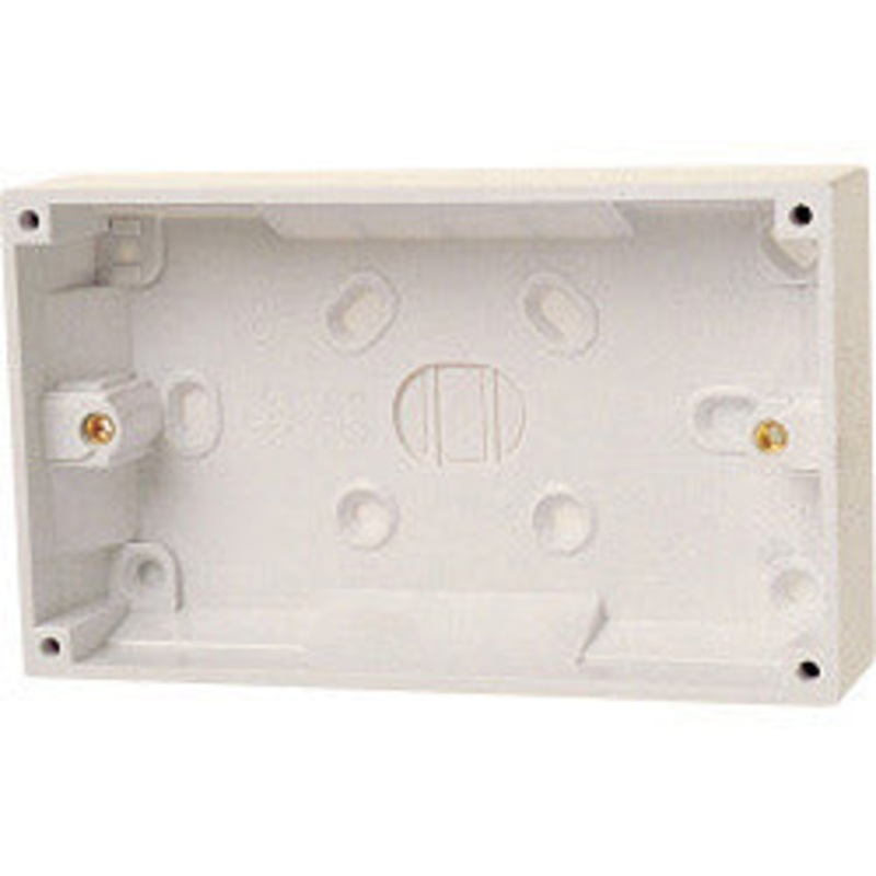 Securlec 2 Gang Pattress Box|Pack Of 5|Skin Packed