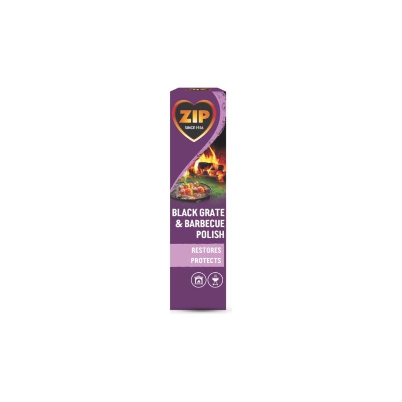 Zip Traditional Grate Polish Black 75g