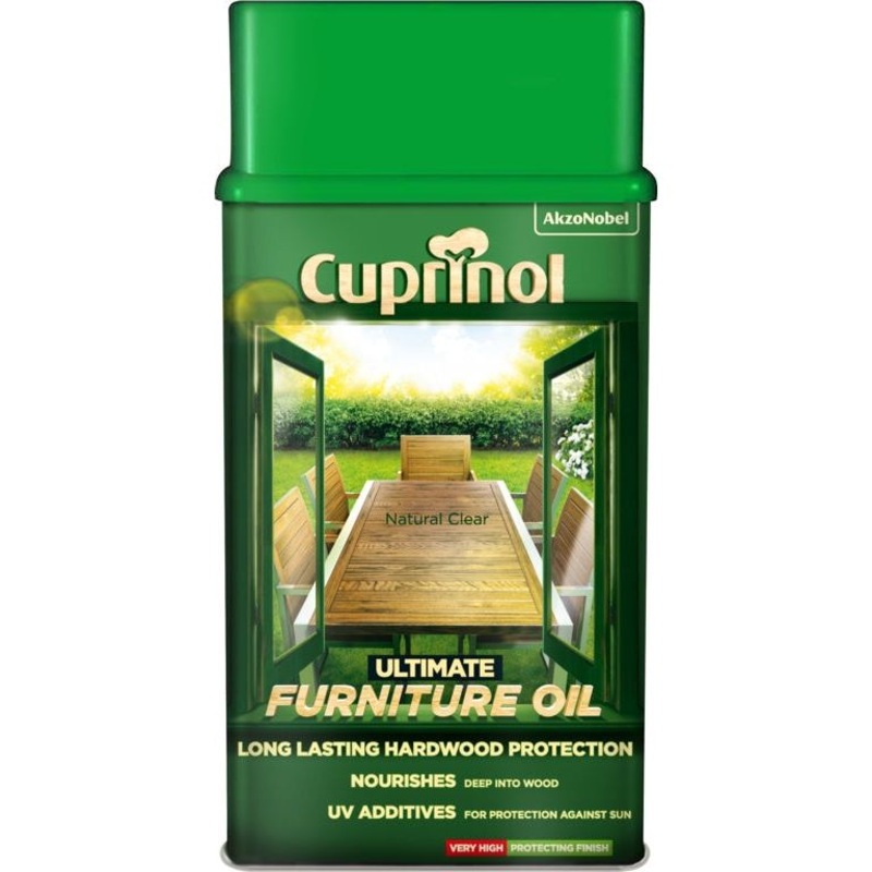 Cuprinol Ultimate Hardwood Furniture Oil 1L Clear